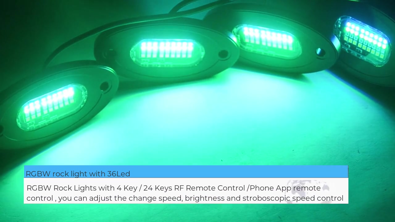 Best China RGBW Led rock light Aluminum casing waterproof pod light manufacturers - Company - Kingshowstar 1