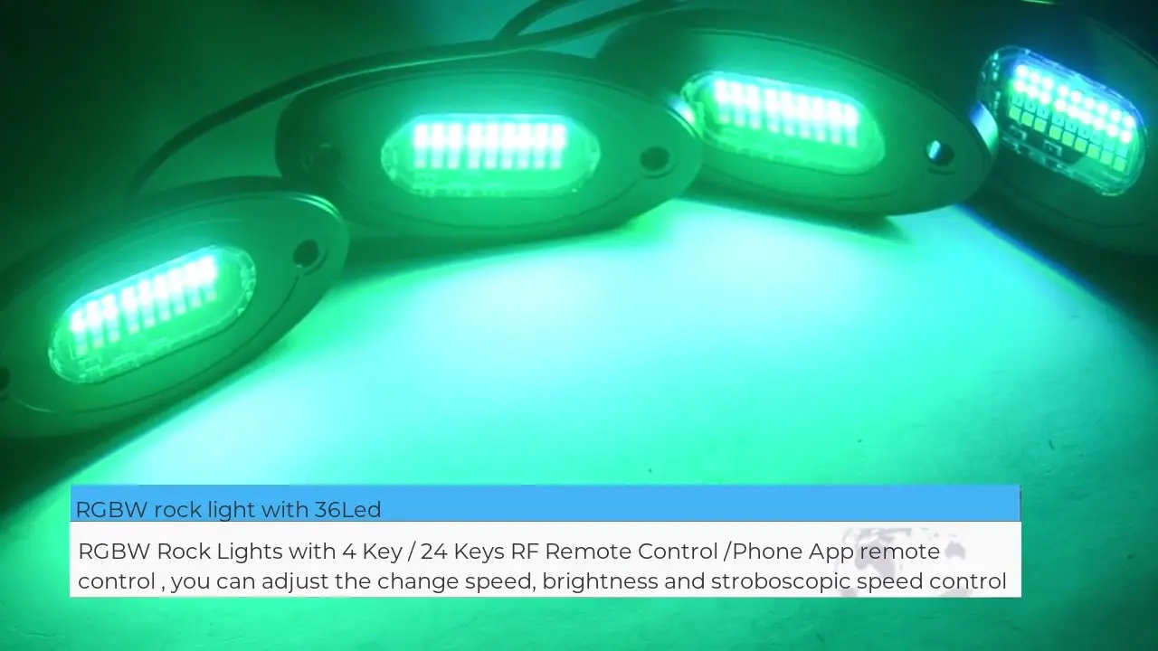 Rgbw Led Rock Lights Price List 2