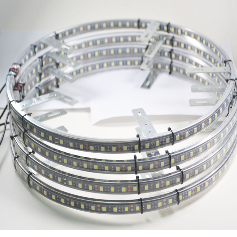 Professional 15/17in double side white led wheel light manufacturers 1