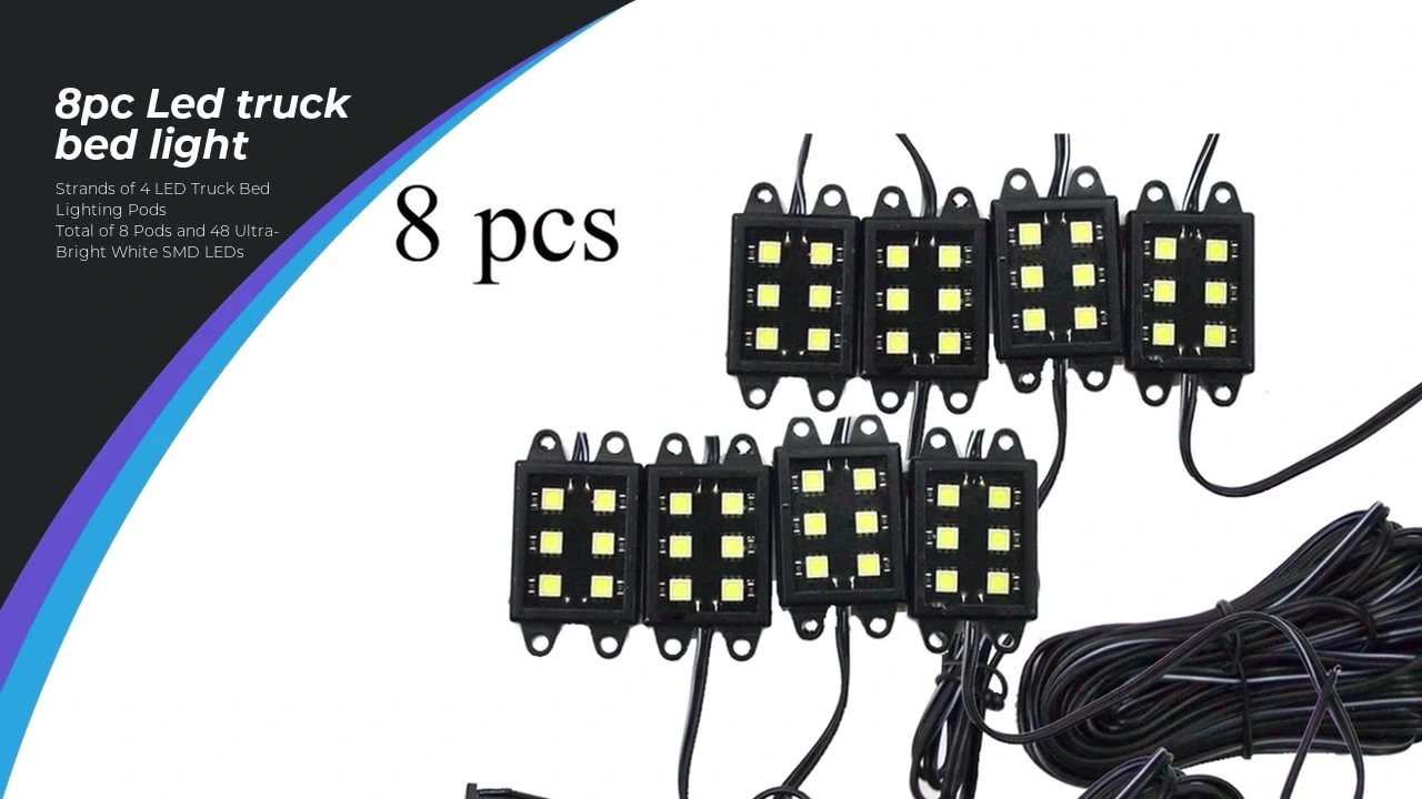 China 8pc Led truck bed light manufacturers - 1