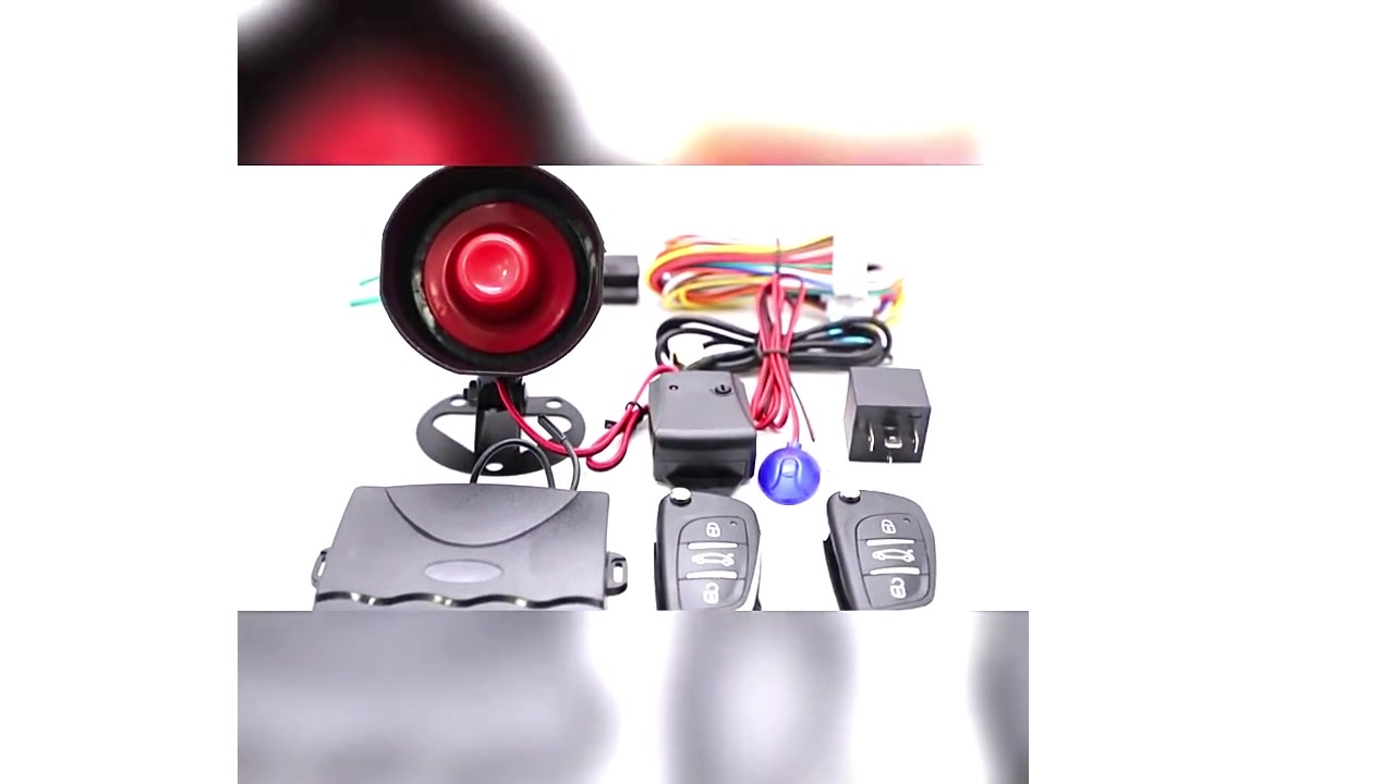 Professional Car alarm security system BT smart phone APP car alarm system manufacturers 5