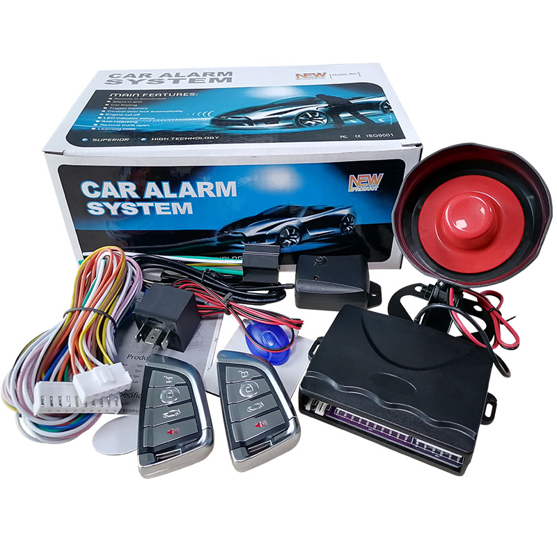Professional Car alarm security system BT smart phone APP car alarm system manufacturers 4