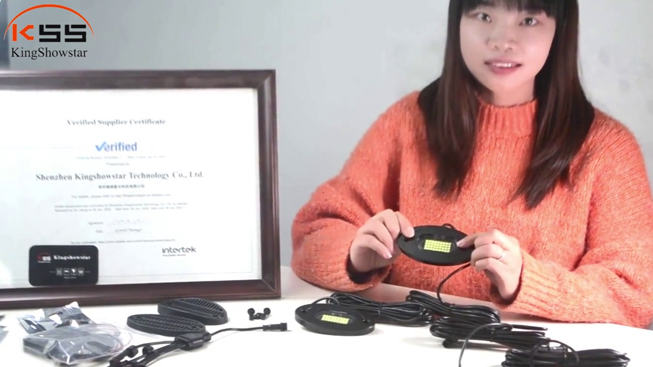  Kingshowstar Professional The max white36 LED rock light manufacturers 