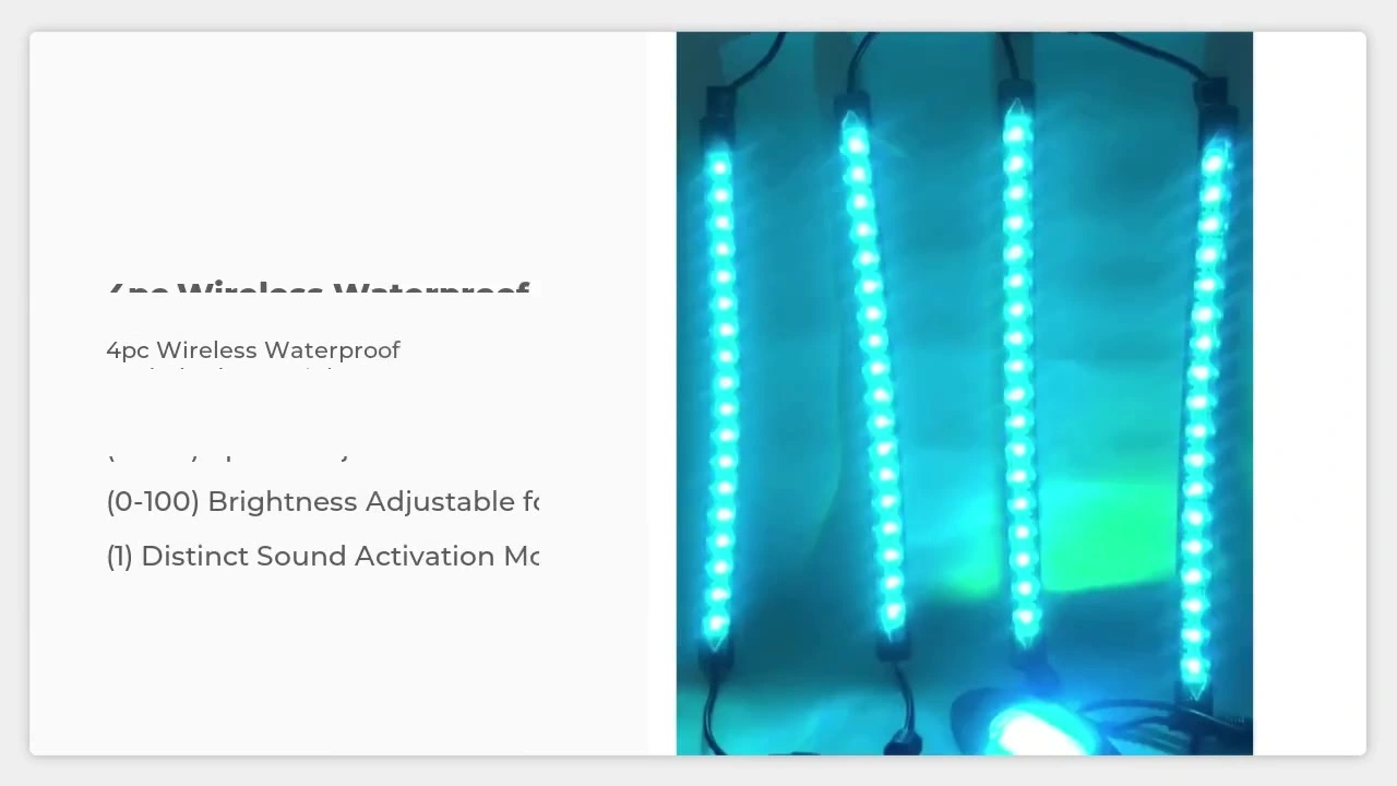 Best Professional Professional Professional 12 RGBW led  Durable Strip for car  manufacturers manufacturers Company - Kingshowstar 1