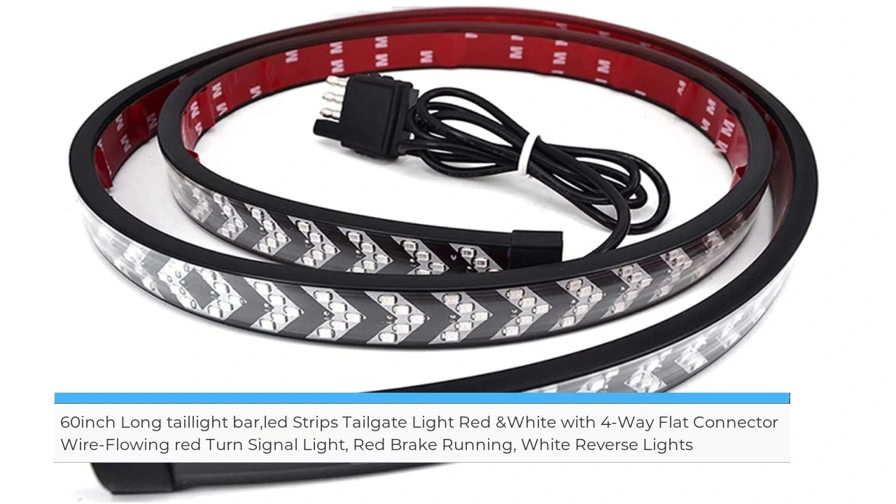 Kingshowstar  60inch LED Scanning Tailgate Light with Quintuple,Running light is animated--Row 360 pcs RED & 108pcs White 3528SMD led manufacturers - 1