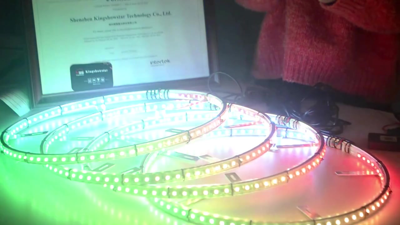  Professional 15/17in RGB dream color led wheel light manufacturers 