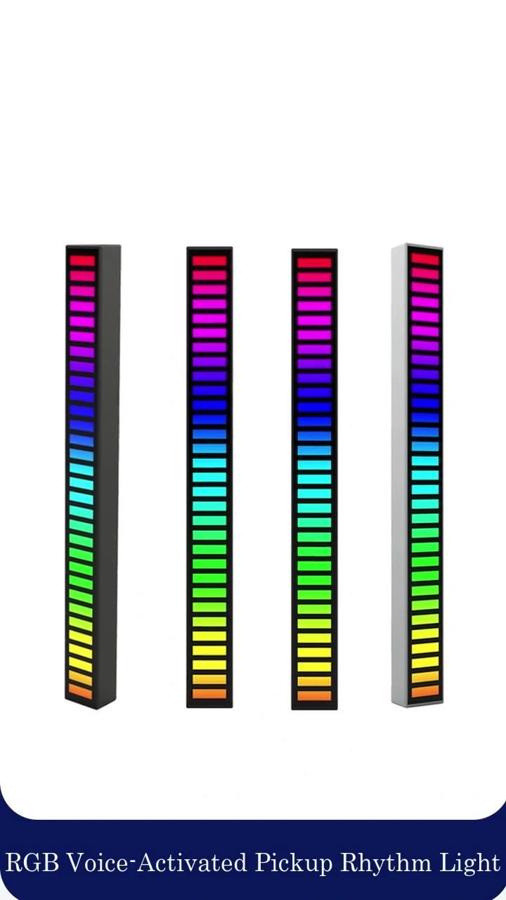Professional Creative Colorful Sound Control Ambient Music Light manufacturers 1