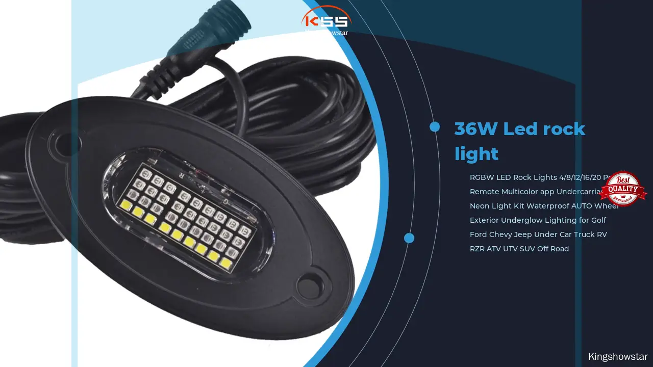 Kingshowstar | Bulk rgb led rock lights manufacturer 1