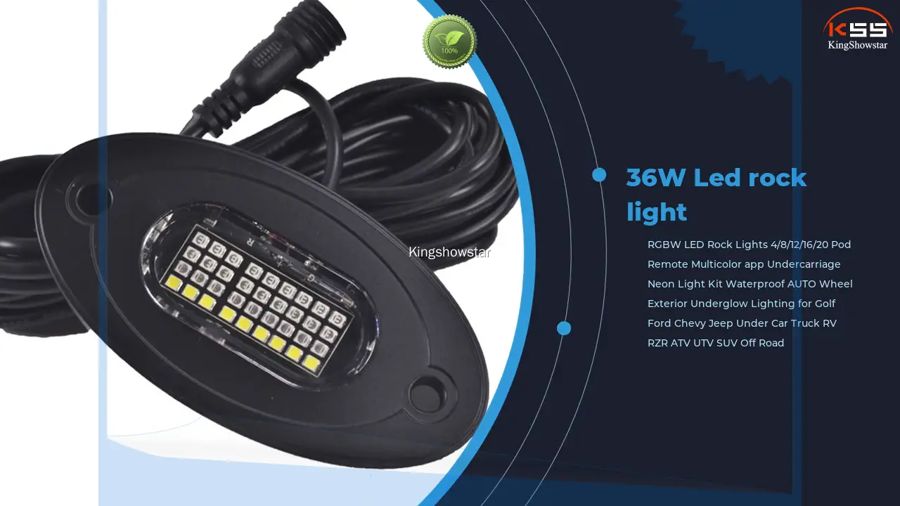 Custom waterproof rock lights supply Manufacturer | Kingshowstar 1