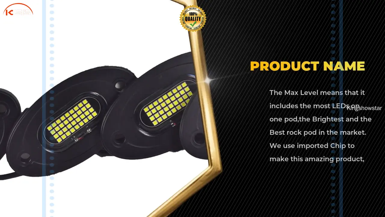 Custom best rock lights for jeep price Manufacturer | Kingshowstar 1