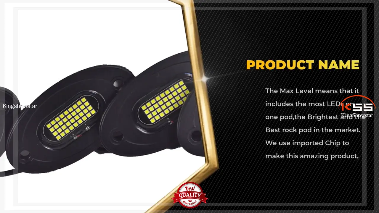 Custom best atv underglow lights company Manufacturer | Kingshowstar 1