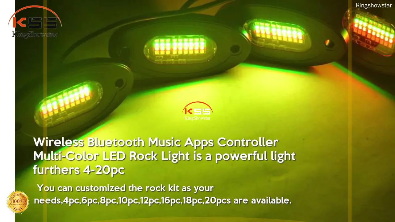 Bulk buy rgb led rock lights supplier | Kingshowstar 1