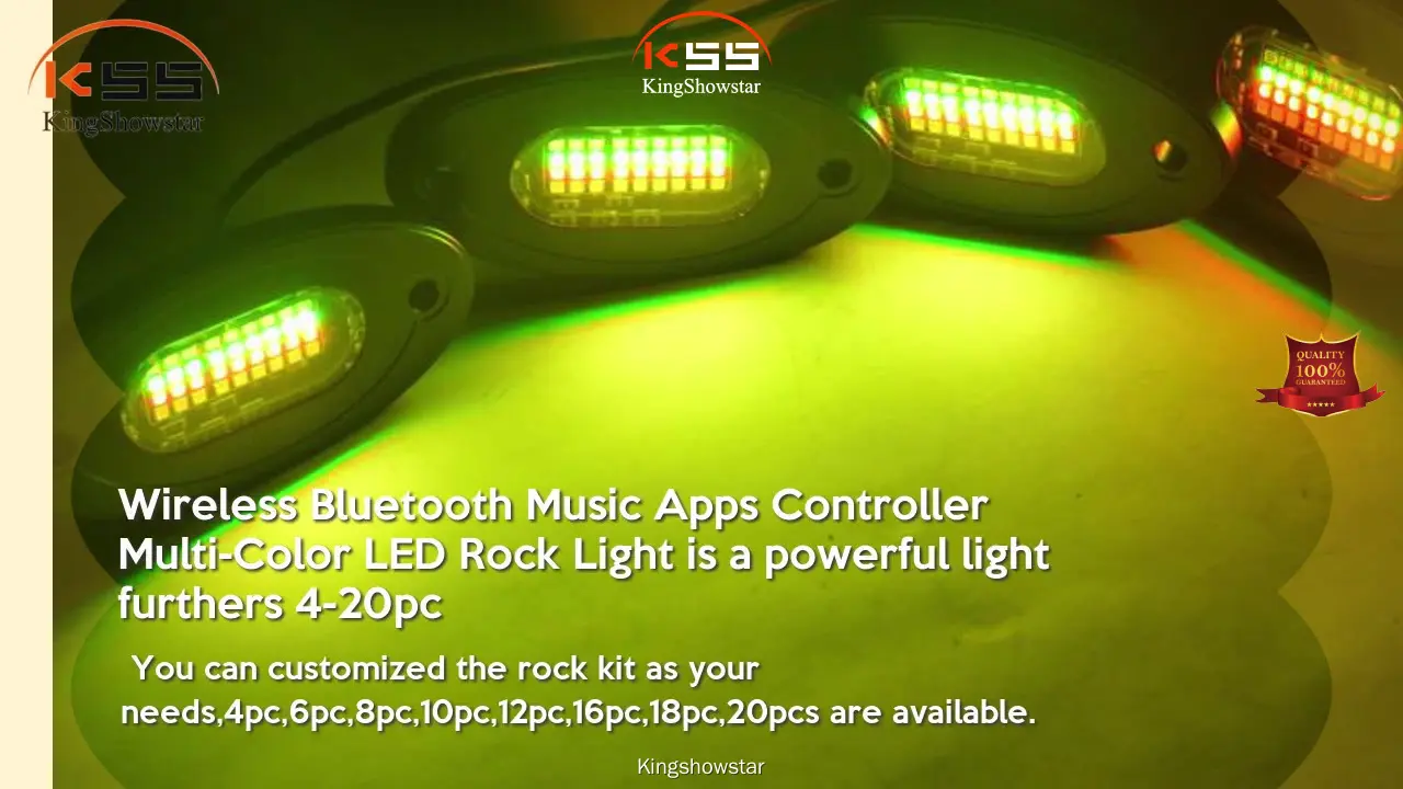 Kingshowstar | Latest best rgbw rock lights supplier 1