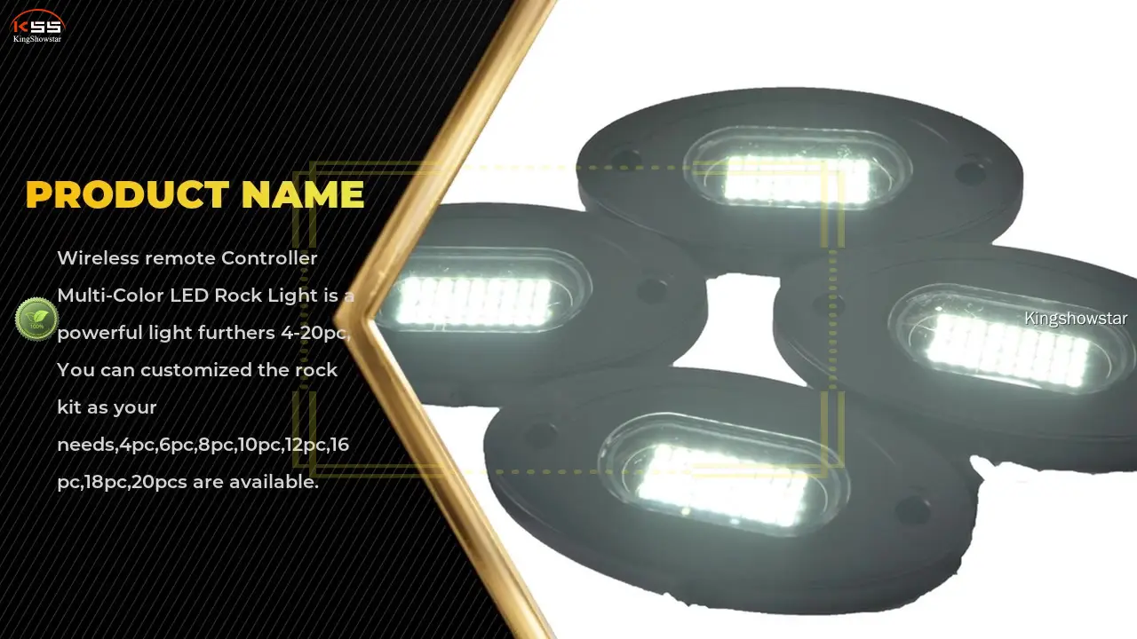 Customized best atv underglow lights supplier | Kingshowstar 1