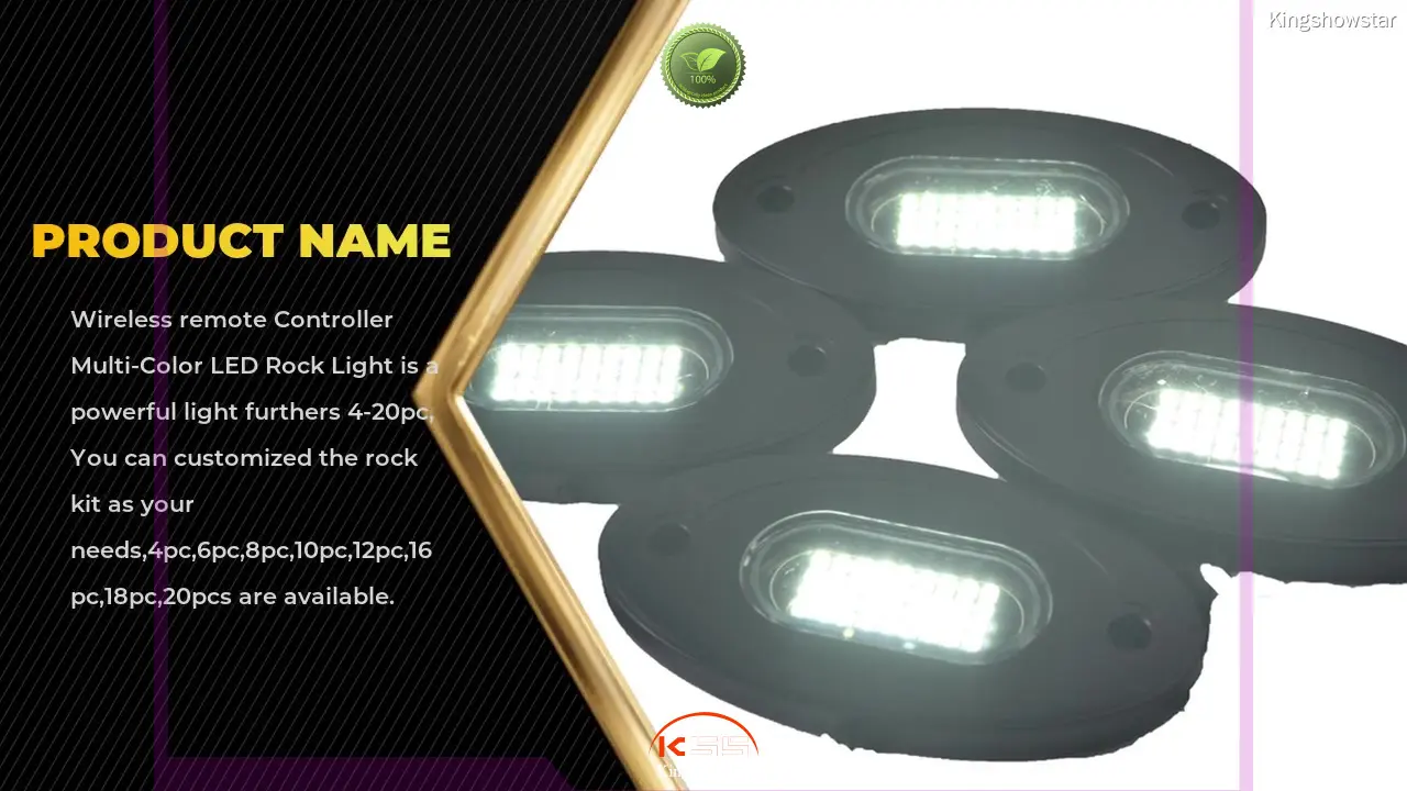 Custom rock lights for atv factory Manufacturer | Kingshowstar 1
