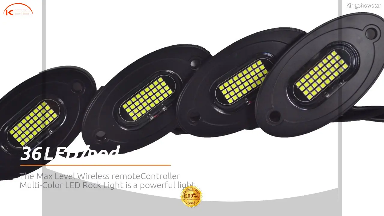 Custom rock light kit factory price Manufacturer | Kingshowstar 1