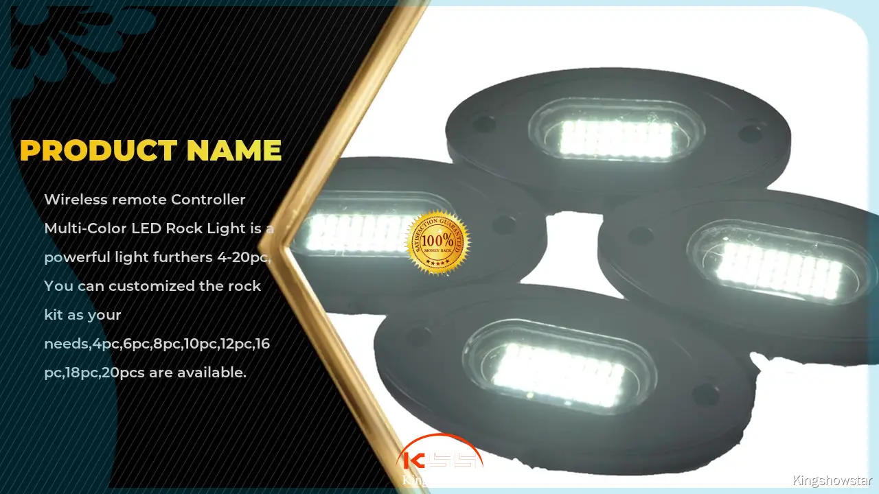 Quality led rock light for sale | Kingshowstar 1