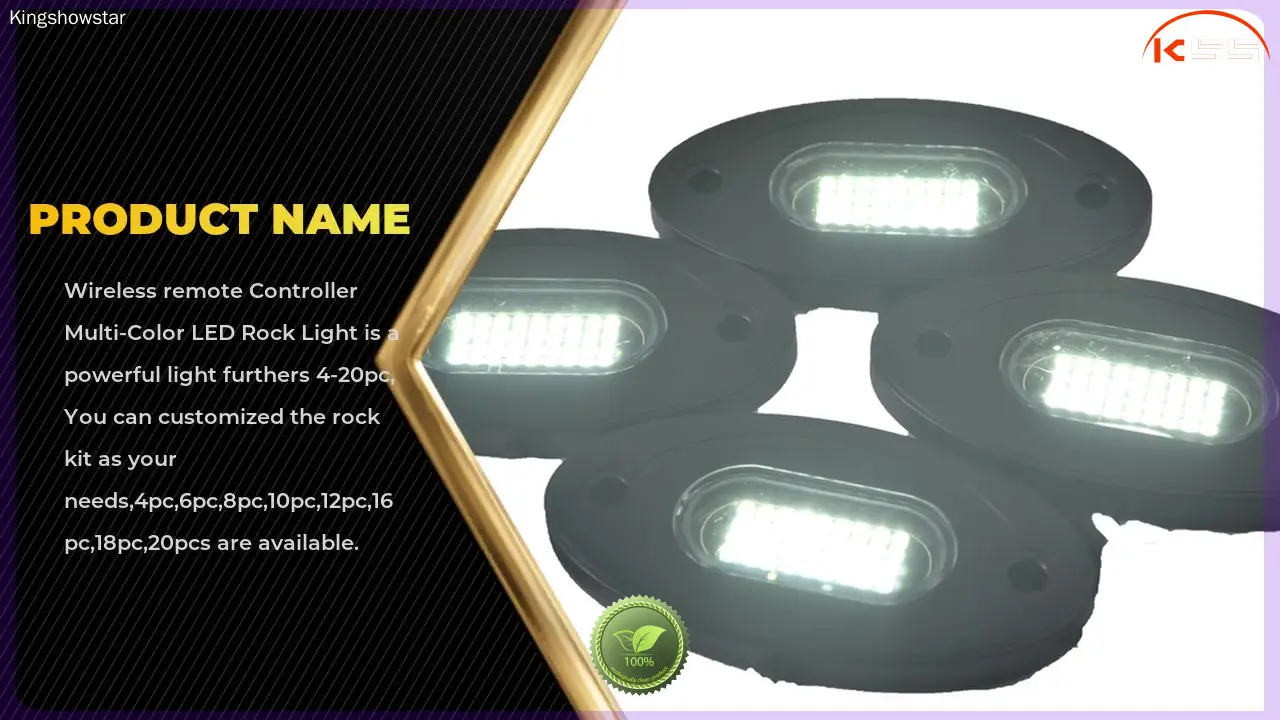 Custom best rgbw rock lights vendor Manufacturer | Kingshowstar 1