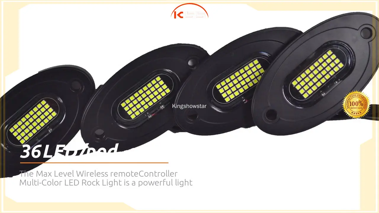 Custom rgb led rock lights factory price Manufacturer | Kingshowstar 1