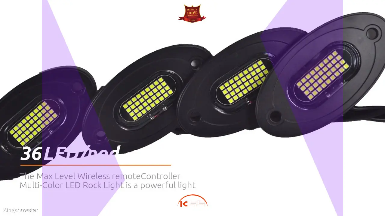 Custom made truck led rock lights factory price | Kingshowstar 1
