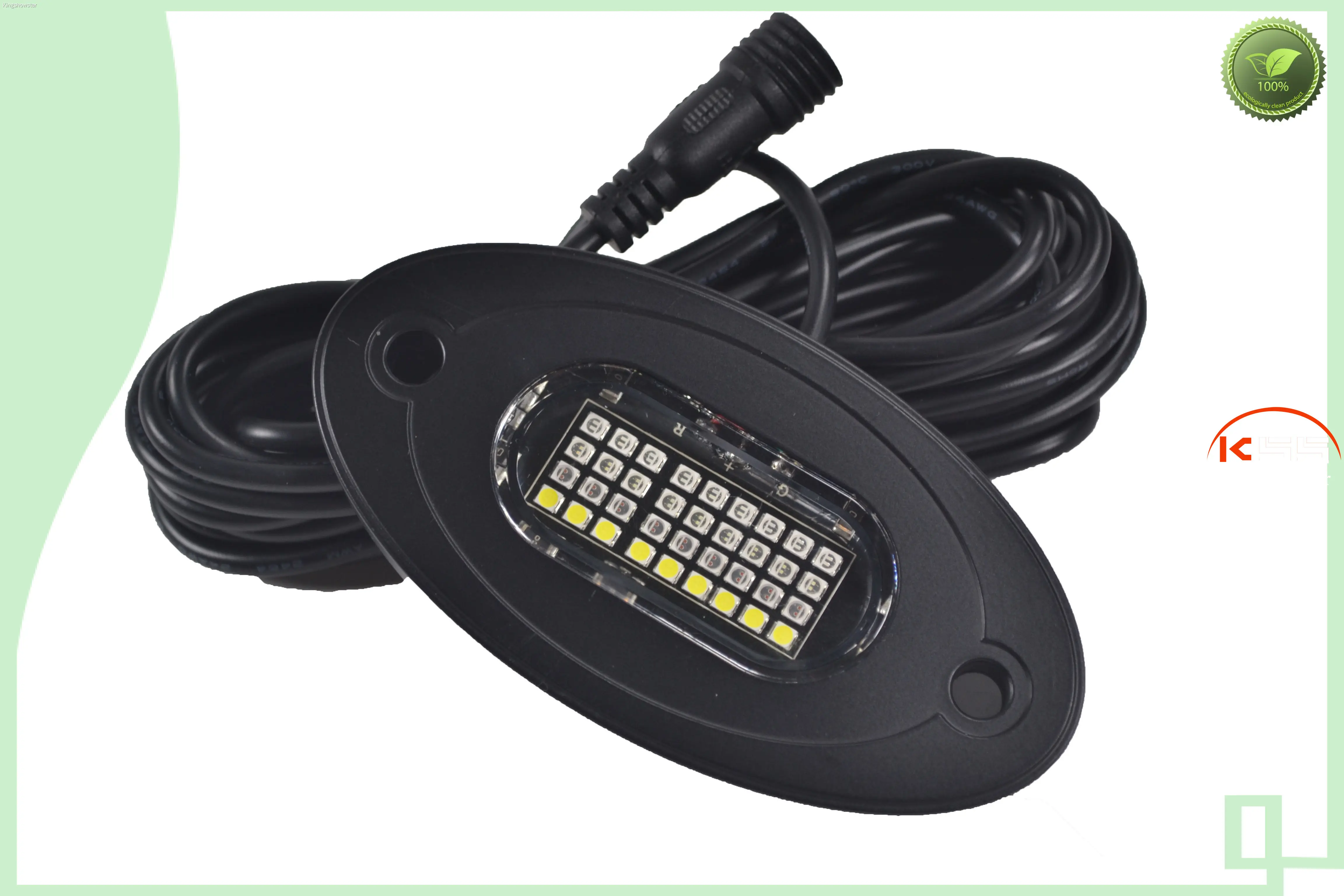 Kingshowstar 36W Waterproof Aluminum LED Rock Light - High Quality Manufacturers, Bluetooth Music Apps Controller, Multi-Color, Wide Beam Angle, Truck Light 1