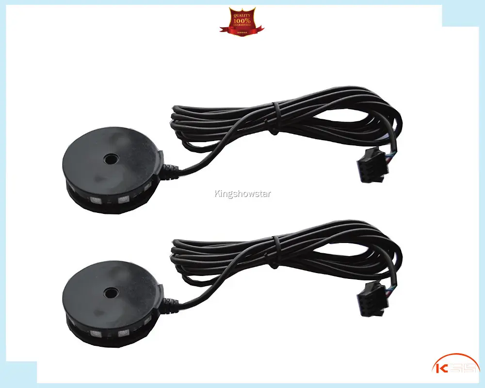 2pc LED Motorcycle Wheel Lights for Motorcycles, ATV, Car - RGB Color, IP68 Waterproof 1
