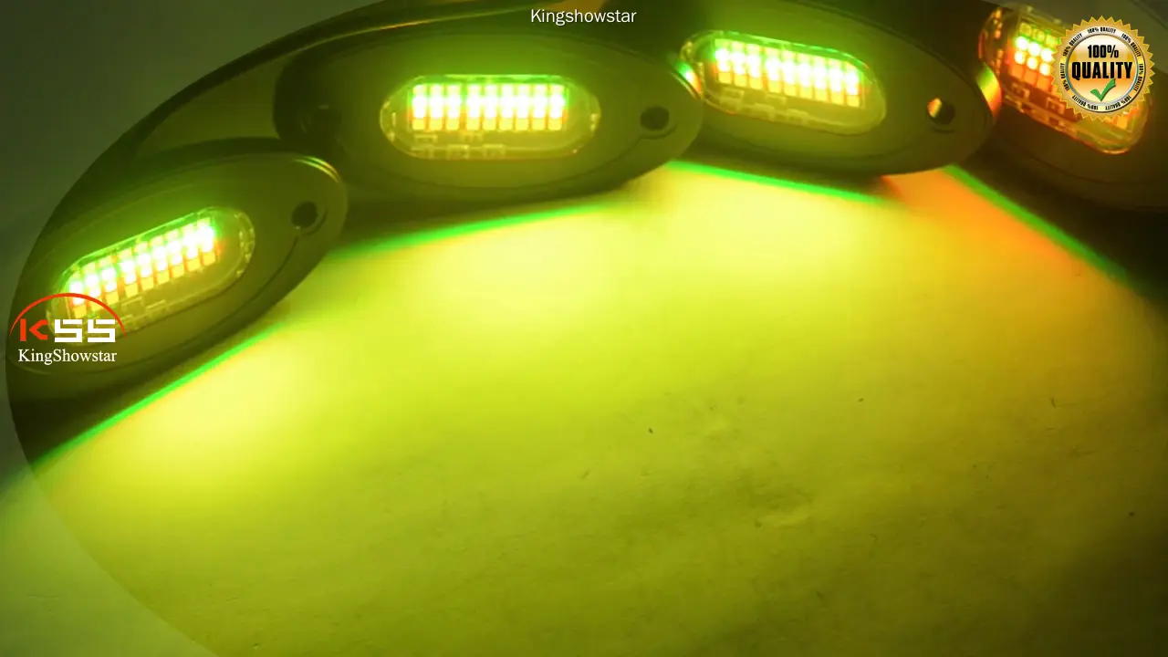 36W RGBW LED Rock Light Kit with App Controller 1