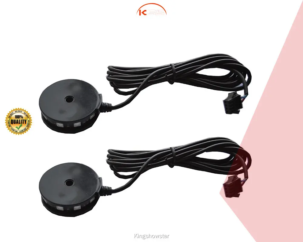 2pc LED Motorcycle Wheel Light Kit - RGB 5050 LED Pod for Motorcycle, ATV, Car 1