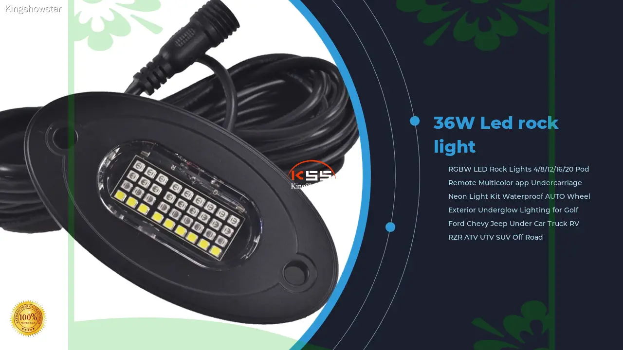 Quality best rgbw rock lights vendor | Kingshowstar 1