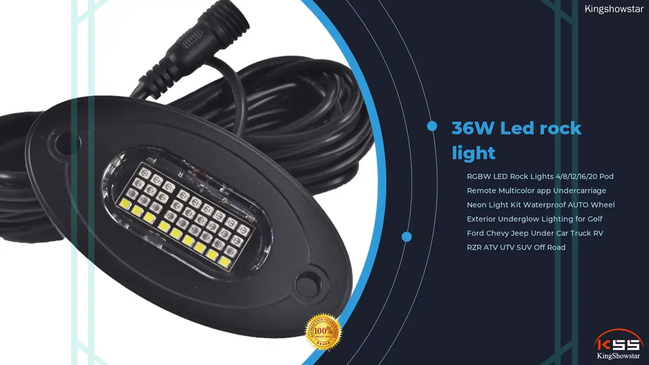 Custom truck led rock lights factory price Manufacturer | Kingshowstar 1