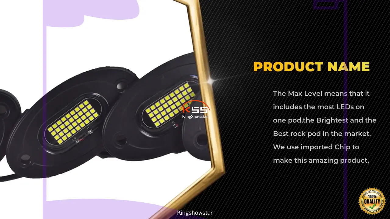 High-quality best atv underglow lights supply | Kingshowstar 1