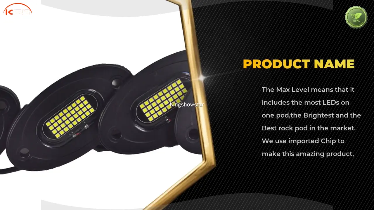 Kingshowstar | Customized led rock lights high power factory price 1