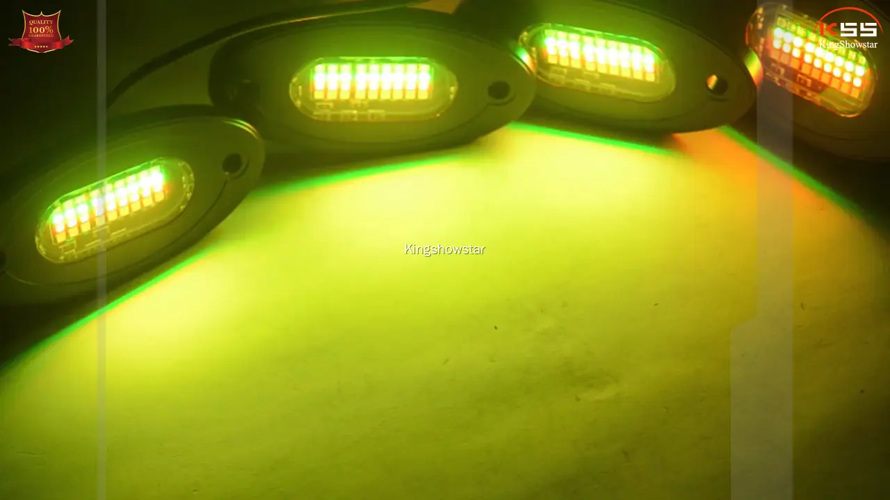 Quality best rock lights for jeep wrangler supply | Kingshowstar 1