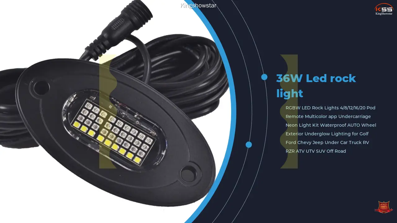 Latest rock lights for trucks supply | Kingshowstar 1