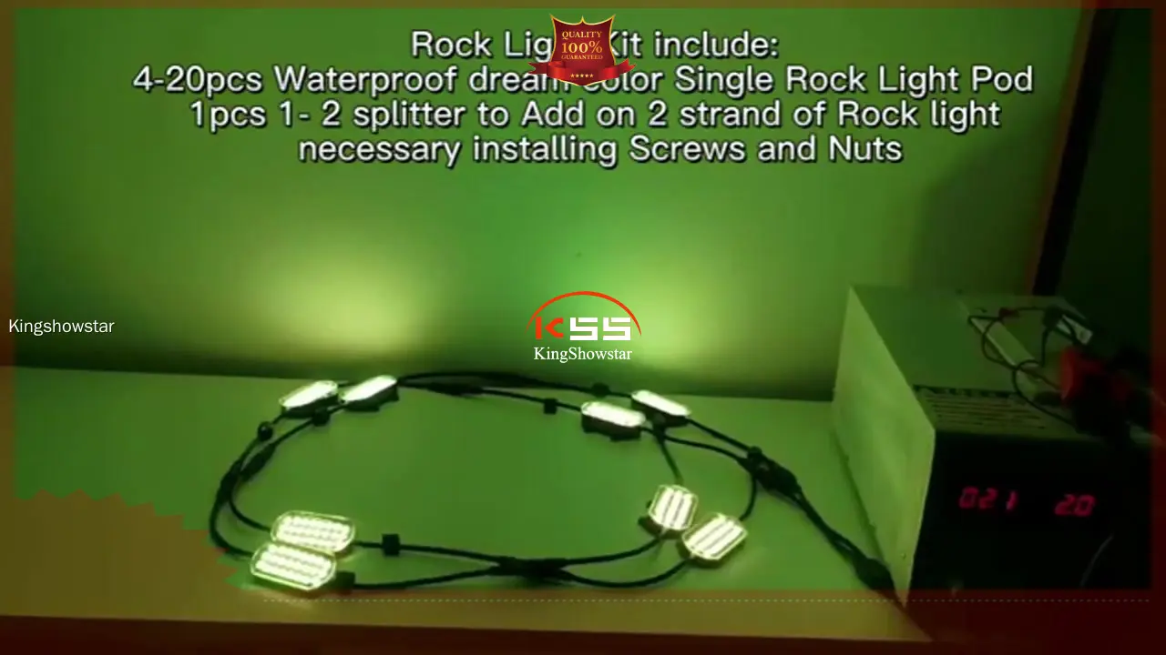 Custom rgbw rock lights vendor Manufacturer | Kingshowstar 1