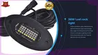 Super Bright 8 Pod White LED Rock Light - For Trucks, Cars, ATV, UTV 1