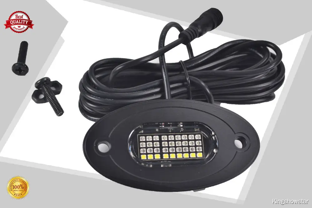 Waterproof RGBW LED Rock Lights - 8 Pods with App Controller 1