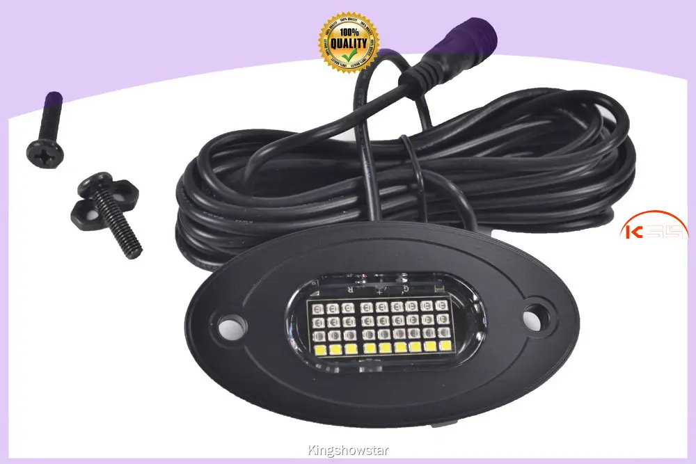 RGBW Led Rock Lights - High Quality 8 Pods Neon Underglow Waterproof with App Controller 1