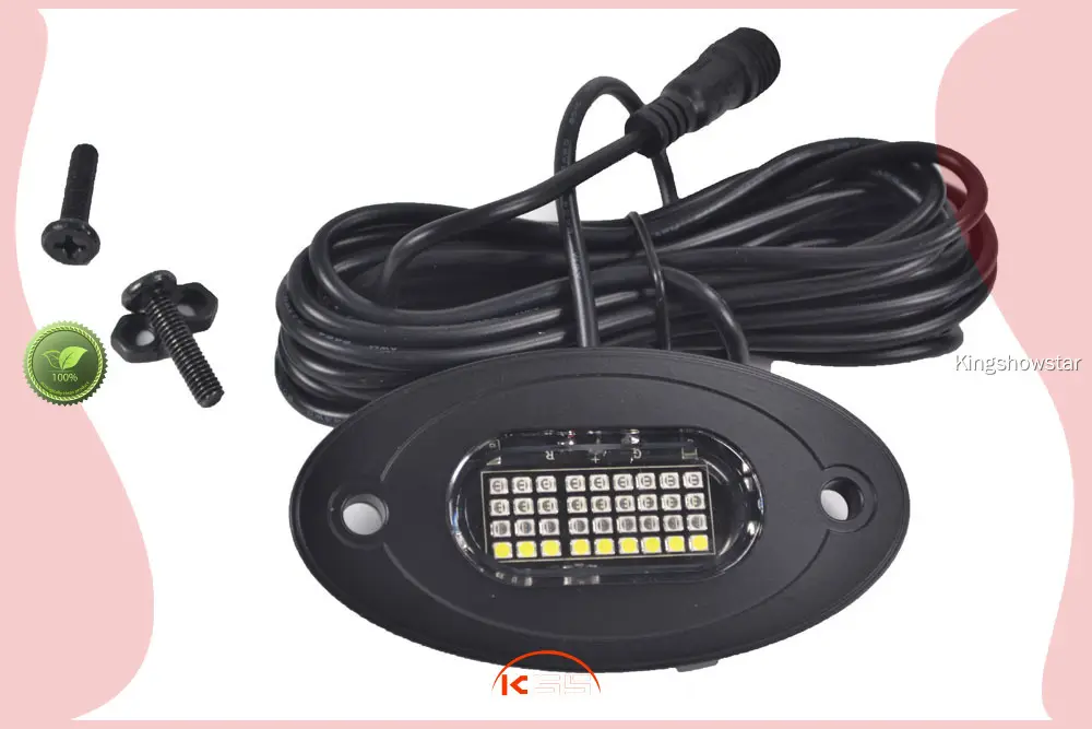 RGBW Led Rock Lights - Upgraded 8 Pods, Waterproof, App Controlled 1