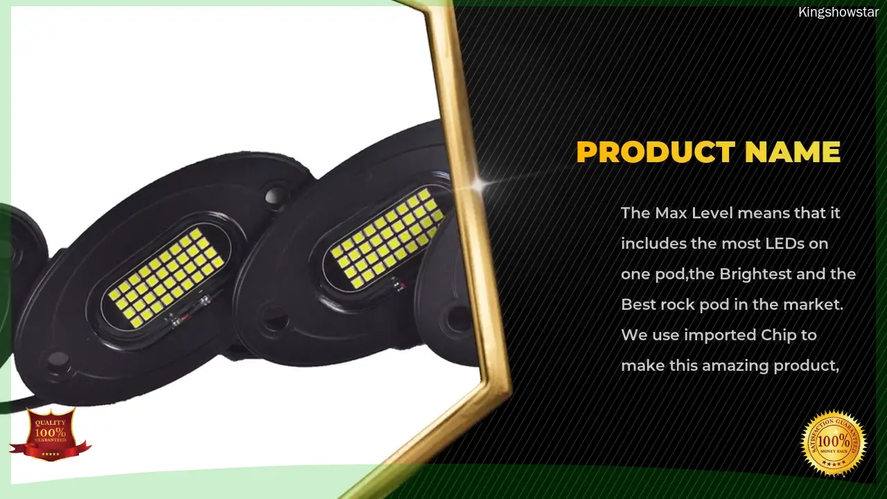 2021 New Pure White LED Rock Lights for UTV - High Quality & Reliable 1