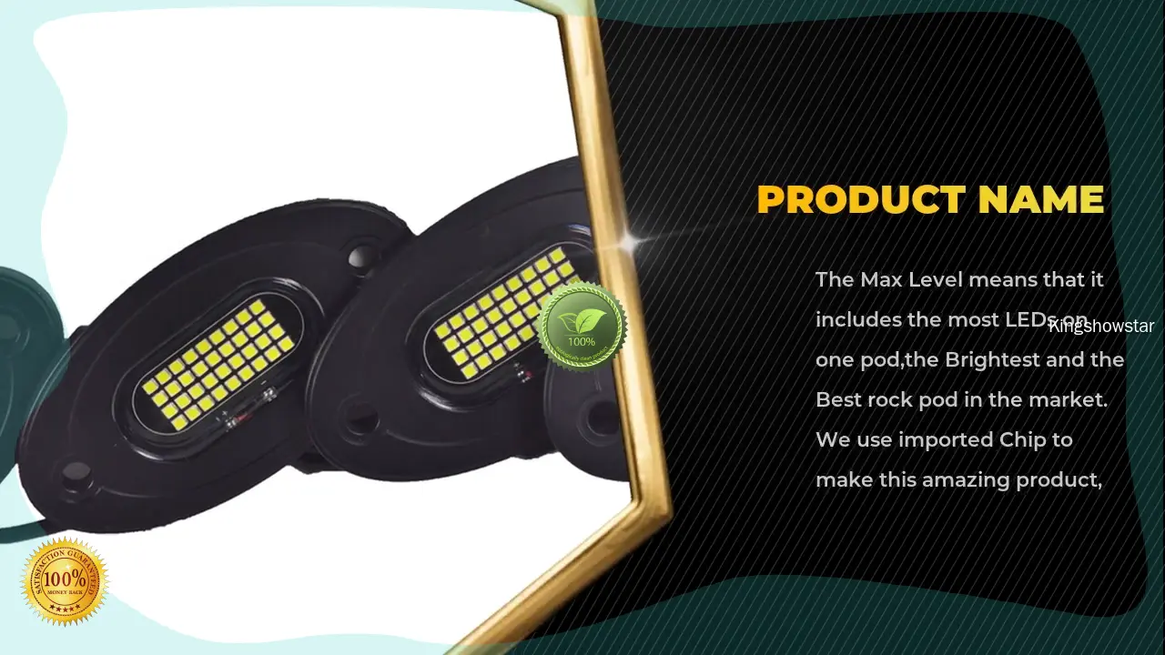 2021 Pure White LED Rock Lights - Enhanced Performance 1