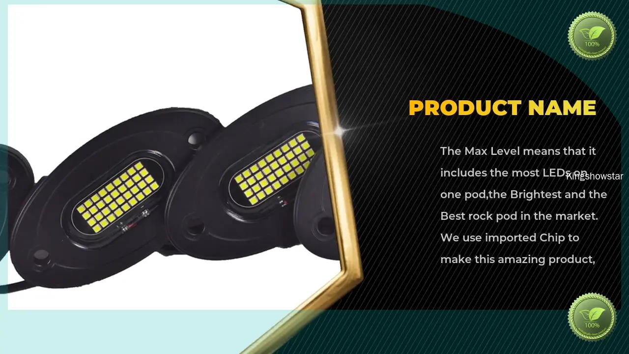 2021 Bright White LED Rock Light - Durable & Stable Performance 1
