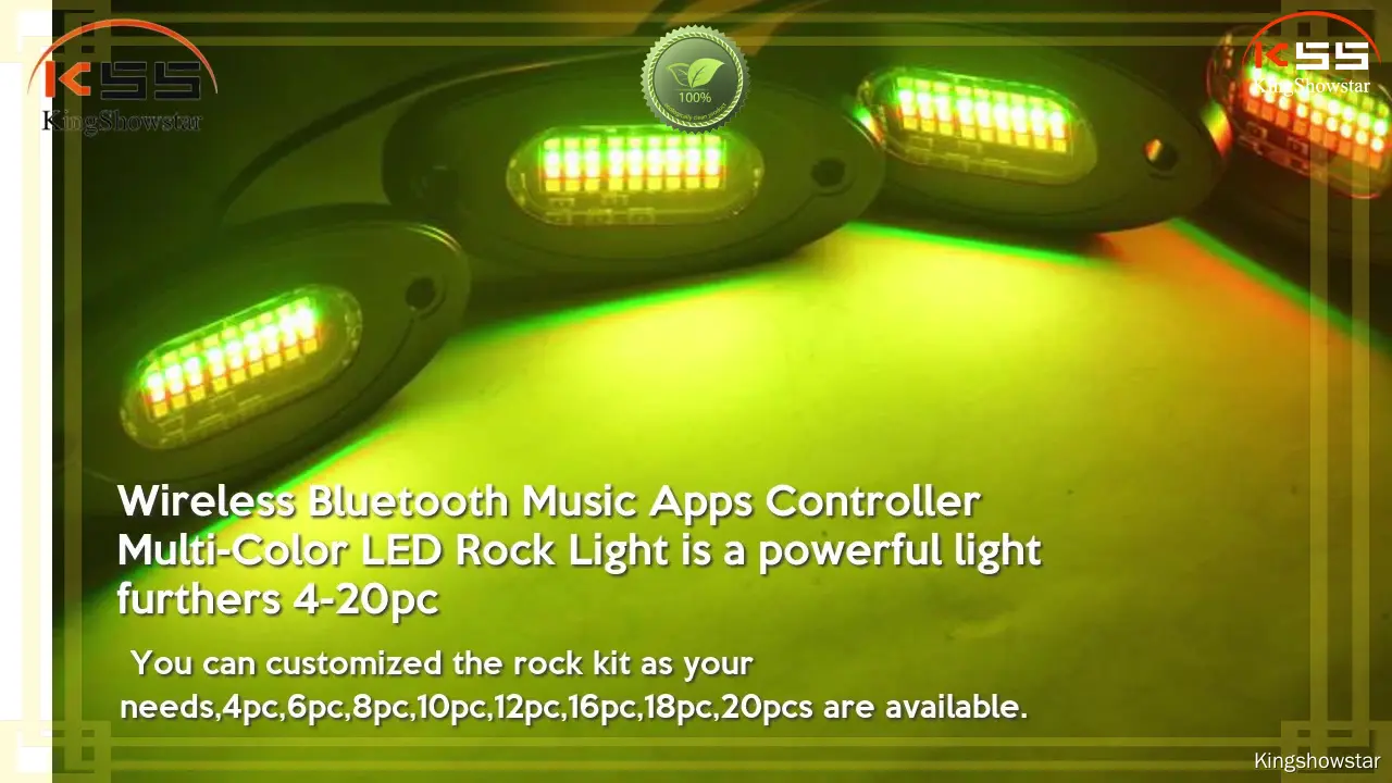 Best Rock Lights - High Quality 36W RGBW LED Kit 1