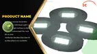 Best Max Waterproof Aluminum White Rock Lights - Kingshowstar 1