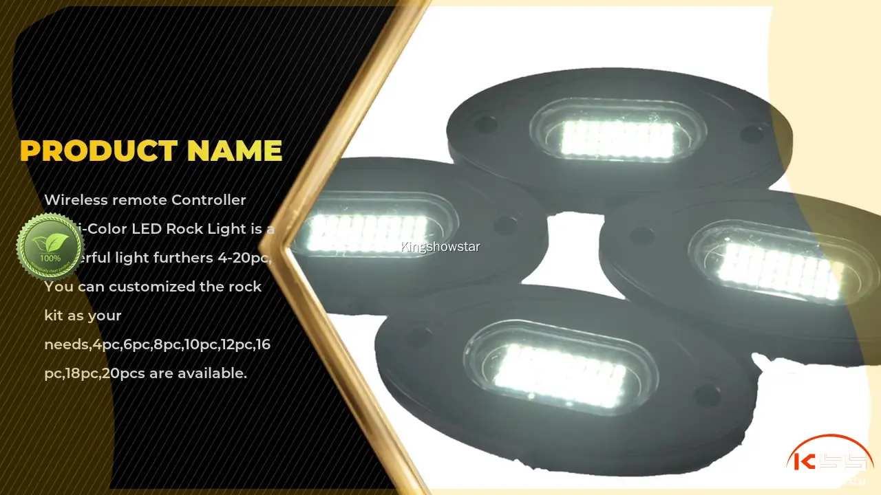 Top-Quality Waterproof White LED Rock Lights - Best Supplier 1