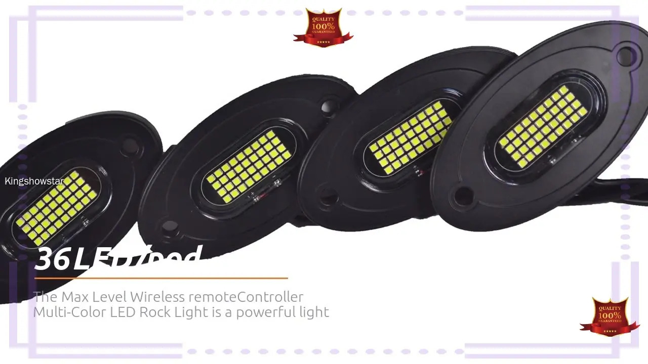 Professional 36LED White Rock Light Manufacturer - Underglow Lights for ATV 1