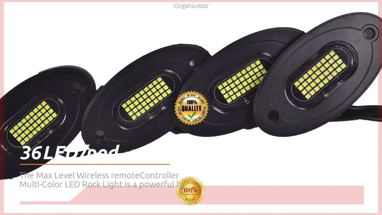 Professional Max 36LED White Rock Light - Top Quality & Brightest. Buy Now! 1