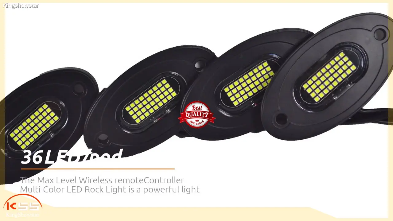 36LED White Rock Lights - Highest Quality & Brightest in Market 1