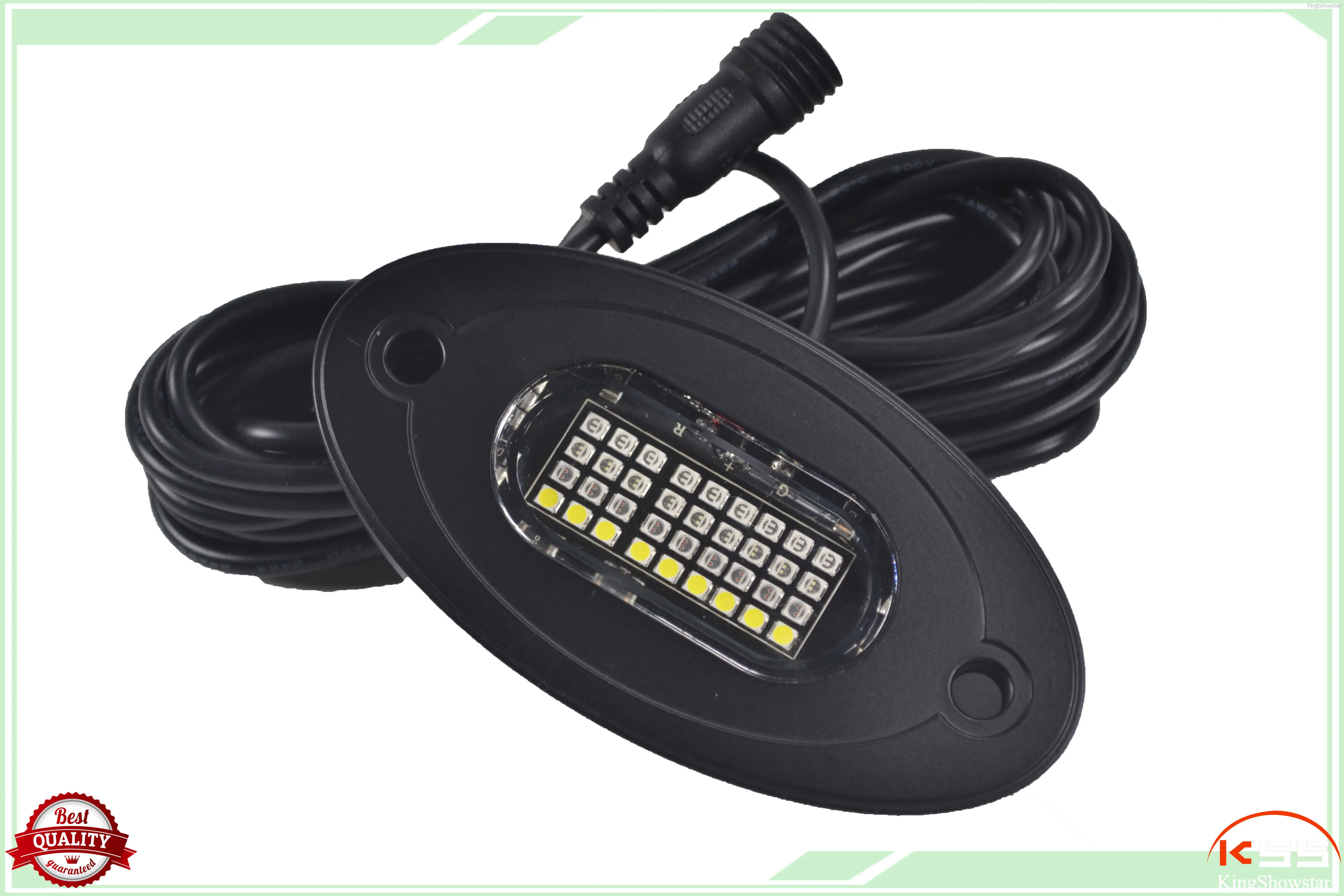 Max Bright Multi-Color LED Rock Lights - 36W Waterproof Aluminum Pods 1