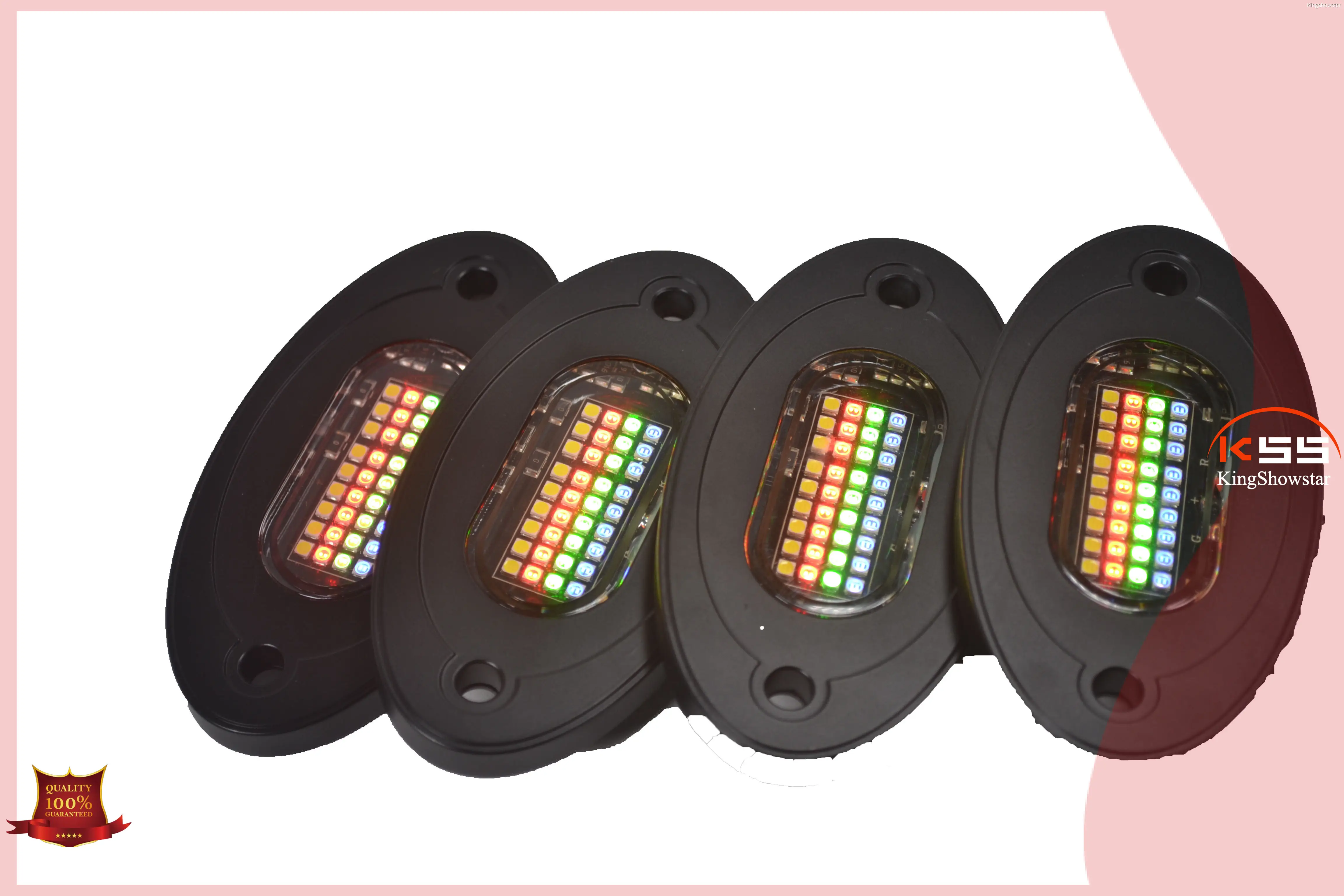 Brightest 36LED Rock Light with Bluetooth Controller - White 1